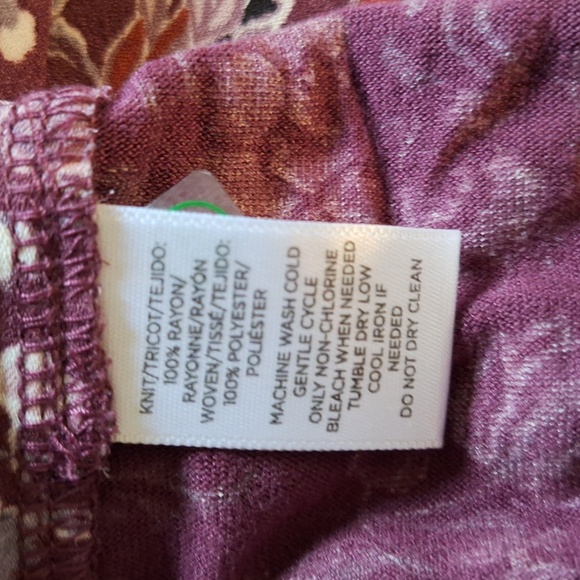 Floral Boho Blouse, LOFT, sz 2, NWOT - Picture 12 of 12